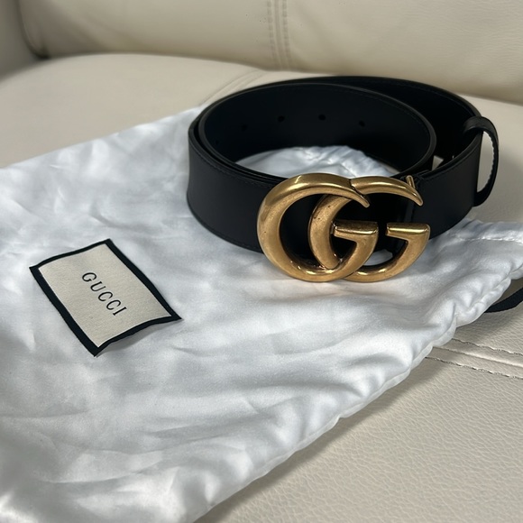 Gucci 2015 RE-EDITION WIDE LEATHER BELT. - Picture 2 of 7